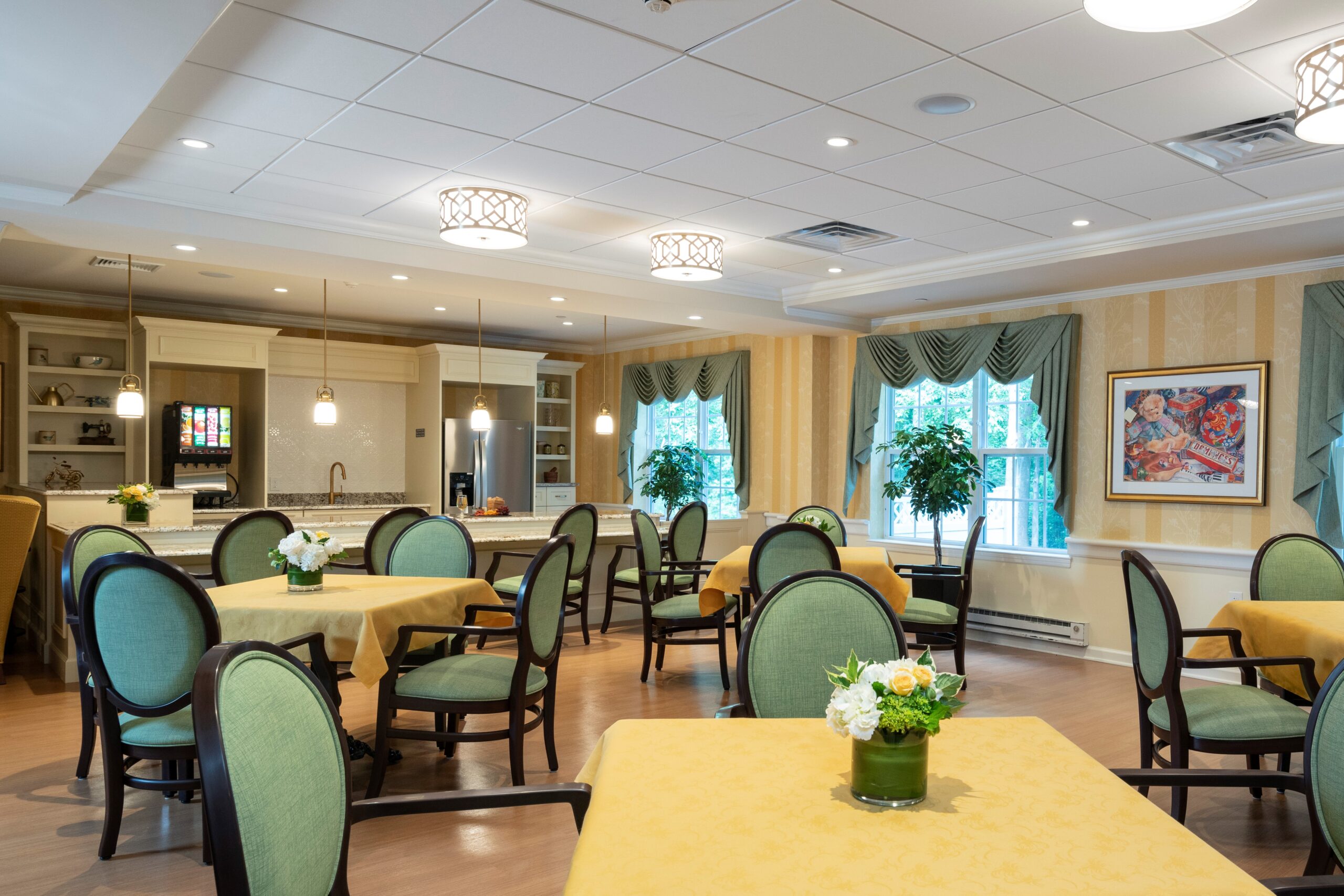 Brandywine Princeton 8 - Refelctions Memory Care Renaissance Dining Area